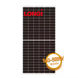 แผงโซลาร์เซลล์แบบสองหน้าประสิทธิภาพสูง Longi Hi-Mo 6 ขนาด 585 วัตต์ แผงโซลาร์เซลล์แบบฮาล์ฟเซลล์ LR5-72HTH 560-585 วัตต์ Longi Hi-M - Product Image 1