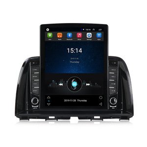 MEKEDE Tesla Android 9 2.5DスクリーンカーラジオDVDプレーヤーforMazda CX5 2012 2013 1 16GB WIFI GPSBTナビゲーションIPSDSP