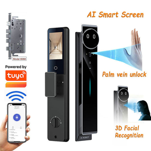 Serrure de porte intelligente multifonctionnelle, <span class=keywords><strong>solution</strong></span> de sécurité complète pour hôtel, appartement, bureau et installations publiques - Product Image 1