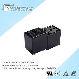 Công suất cao 24V 15A thu nhỏ PCB loại rơle điện từ bảo vệ kín với 20A chuyển đổi tối đa hiện tại - Product Image 3
