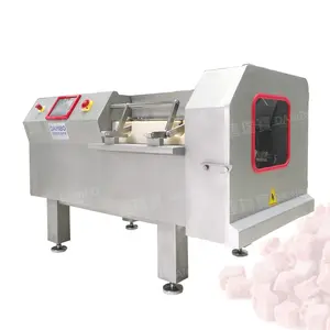 Large Capacity Chicken Bone Cube Dicer/Slicer Machine Frozen Beef Meat Cutting Machine