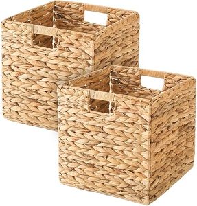 Cesta de Almacenamiento Tejida a Mano, 100% Algodón Ecológico, Diseño Moderno y Personalizado, con Asas, Multiusos, para Ropa, Lavandería y Alimentos - Product Image 1