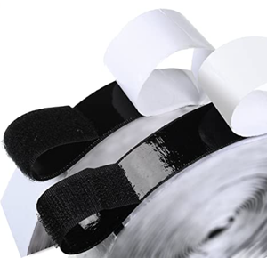 Cinturino a strappo con colla posteriore autoadesiva per impieghi gravosi in nylon con gancio e cinturino ad anello con forbice - Product Image 3