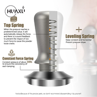 Vente flash : Tamper à café en aluminium argenté de précision 51 mm 53 mm 58 mm pour machine à expresso à portafilter