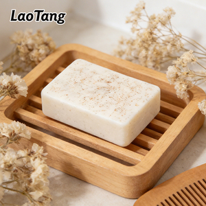 Savon artisanal 100g à l'huile essentielle <span class=keywords><strong>de</strong></span> noix <span class=keywords><strong>de</strong></span> coco, curcuma, citron, algues marines et lavande pour le <span class=keywords><strong>bain</strong></span> et le lavage des mains - Product Image 1