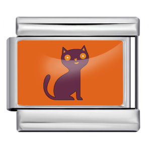 Breloques modulaires italiennes en acier inoxydable pour la fabrication de bracelets, série Halloween, forme rectangulaire, DIY - Product Image 3