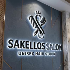 Modernes Hintergrundbeleuchtetes Salon-Schild 3D LED Ladenfrontschild Beleuchtetes Schönheitssalon-Schild Wandlogo für Spa und Friseursalon - Product Image 6