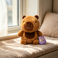 Peluche Capybara Personnalisée en Gros, Jouet Doux en Coton PP pour Cadeau Scolaire, Promotion et Utilisation Éducative en Classe