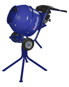 Mezcladora <span class=keywords><strong>de</strong></span> Cemento Portátil <span class=keywords><strong>de</strong></span> 150L y 2.5HP con Motor a Gasolina, Suministro Manual <span class=keywords><strong>de</strong></span> Agua, Productividad <span class=keywords><strong>de</strong></span> 2M/H, Carretilla con Volquete y Función <span class=keywords><strong>de</strong></span> Mezcla - Product Image 1