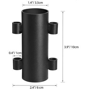 Supports de fixation portables en aluminium TA2073 pour tente de camping, support de poteau en aluminium pour tente, <span class=keywords><strong>fixateur</strong></span> de poteau de auvent de camping - Product Image 1