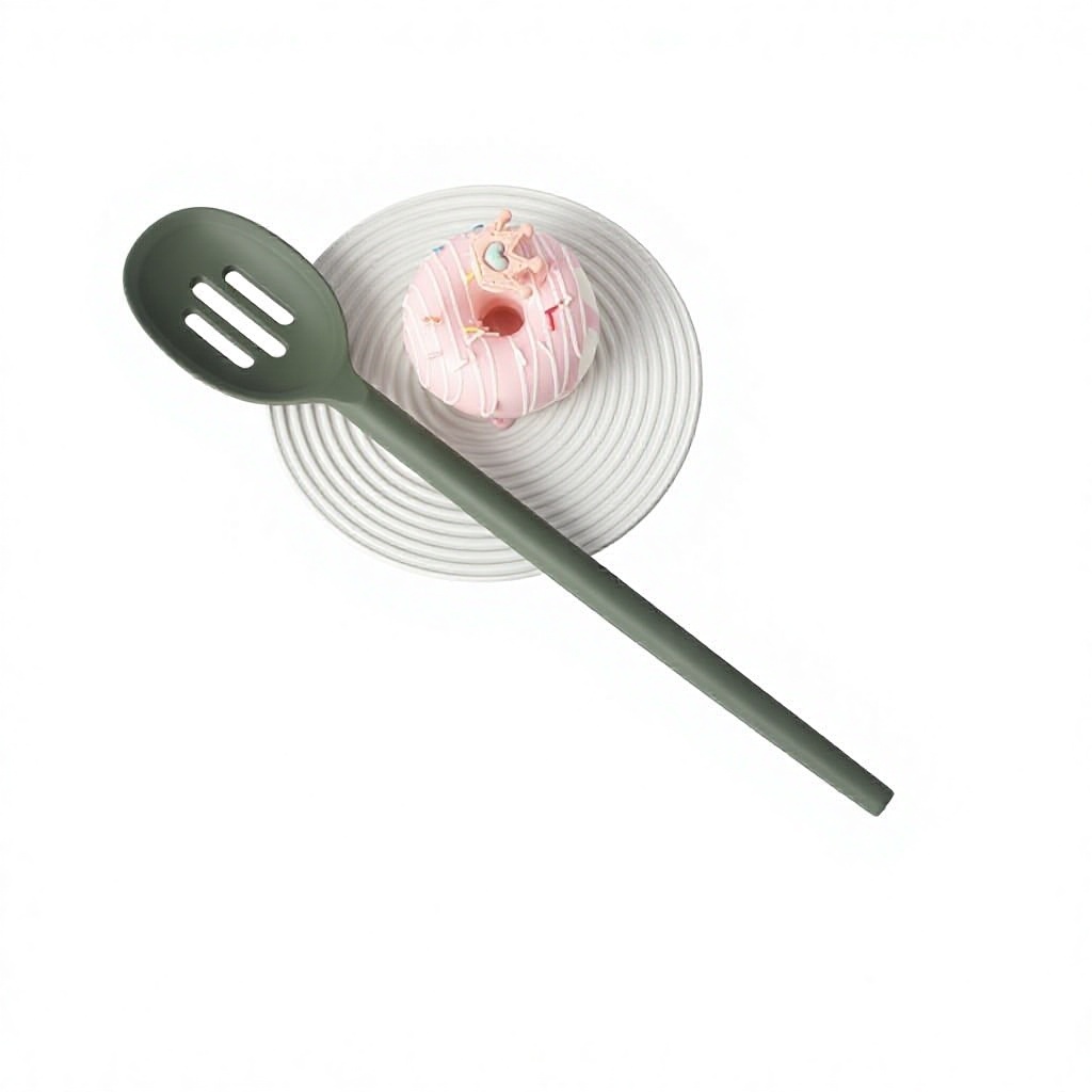 Cuillère à fuite verte 34cm