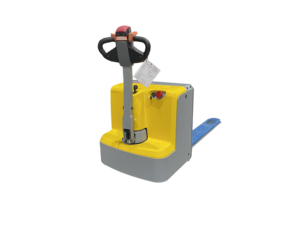 Weliftrich EPT-20H 2ton Load Capacity Electric Pallet Truck Lead-Acid Battery 24V/100Ah Pneumatic Tire Standing Operation - Product Image 3