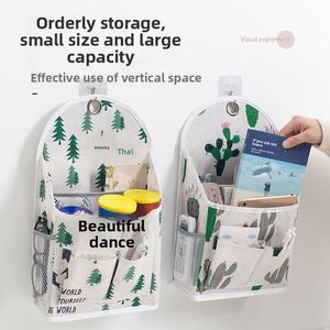 Bolsa de Almacenamiento Colgante de Tela para Dormitorio Estudiantil, Montable en Puerta y Pared, Diseño Creativo - Product Image 1