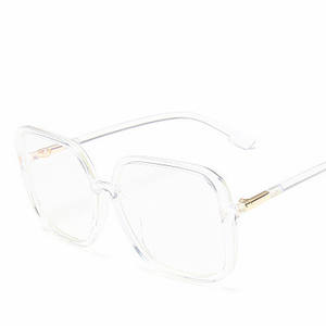 Lunettes de soleil tendance à monture léopard, grandes lunettes pour femmes et hommes, lunettes carrées surdimensionnées, 2021 - Product Image 5