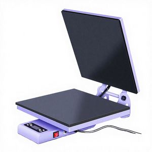 Presse à chaud électrique automatique à plat 38x38cm pour transfert thermique sur vêtements – Nouveauté - Product Image 2