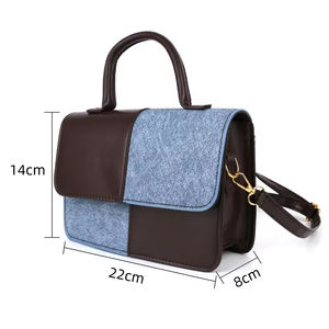 Sac à bandoulière carré tendance pour femme, nouvelle mode, bandoulière unique, imperméable, en PU, fermeture à rabat, décoration lettres, tendance - Product Image 2