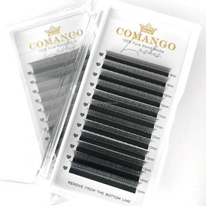 Pestañas 3D Estrechas CoMango en Forma de W, Extensiones de Pestañas, 12 Filas/Bandejas, Volumen Ruso, Pestañas Naturales de Alta Calidad al por Mayor - Product Image 6