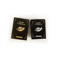 Tarjetas de Invitación de Boda con Impresión en Dorado Personalizadas, Tarjetas de Agradecimiento con Logotipo, Tarjetas de Afirmación, Tarjetas de Tarot con Guía