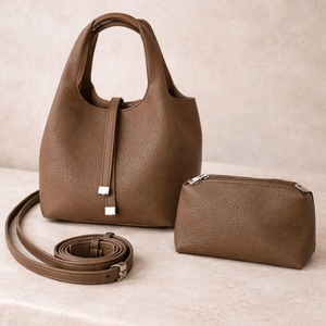 Bolso de hombro de cuero genuino elegante y de excelente calidad para damas, con cierre de cremallera y cómodo para llevar, proveedor indio. - Product Image 1