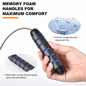 Có thể điều chỉnh PVC Phòng tập thể dục thể thao không có rối tốc độ bỏ qua <span class=keywords><strong>Rope</strong></span> tốc độ jump <span class=keywords><strong>rope</strong></span> - Product Image 2