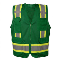 Chaleco de seguridad para obras viales, fabricante profesional, chaleco reflectante de seguridad de alta calidad con tela de malla para trabajos de construcción