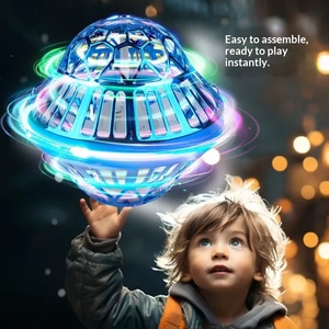 Jouet transfrontalier : <span class=keywords><strong>Boule</strong></span> gyroscopique UFO à induction, <span class=keywords><strong>lumineuse</strong></span>, à lévitation magique, en plastique, intelligent, type soucoupe <span class=keywords><strong>volante</strong></span>, gyroscopique de doigt et <span class=keywords><strong>boule</strong></span> <span class=keywords><strong>volante</strong></span> - Product Image 1