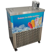 Commerciële ijslollymachine, enkelvoudige mal, heerlijk ijs, ijslollymachine