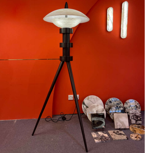 Bắc Âu hiện đại có thể sạc lại dẫn đèn sàn với dimmer đá cẩm thạch giọng trang trí nội thất cho phòng khách phòng ngủ văn phòng - Product Image 3