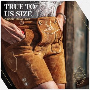 Bavarian Custom <b>Women's</b> <b>Lederhosen</b> Shorts Set Chocolate Authentic German Design Oktoberfest Outfit - Product Image 5
