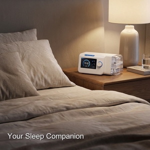 Les capteurs intelligents intégrés élèvent la machine à sommeil portable Keling Medical au-dessus des dispositifs respiratoires standard. Keling Medical-CP - Product Image 5
