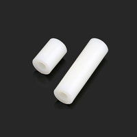 Entretoise cylindrique noire OEM en POM/PE/NYLON/ABS/PVC