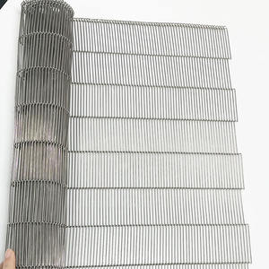 304 316 gıda sınıfı paslanmaz çelik Metal tel örgü merdiven konveyör bant, düz tel konveyör bant - Product Image 1