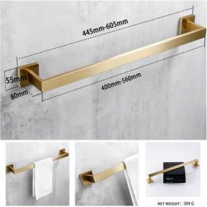 AMAXO Set di Accessori per Bagno di Lusso, Portasciugamani, Scopino per WC, Set Completo - Product Image 5