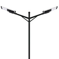 Lampadaire solaire LED en aluminium haute luminosité 210 lm/W 40 W (conception intégrée) avec batterie LiFePO4, étanche IP65 pour projets routiers