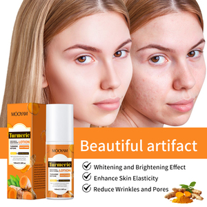 Lozione lenitiva alla curcuma Private Label 100ml per l'idratazione antinfiammatoria della pelle sensibile e incline all'acne con estratti naturali - Product Image 2