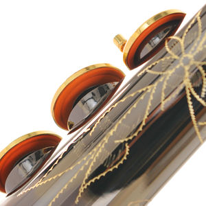 専門家推奨の統合設計B♭ソプラノサックス、金メッキ仕上げ、パフォーマンスのための調整可能な機能 - Product Image 2