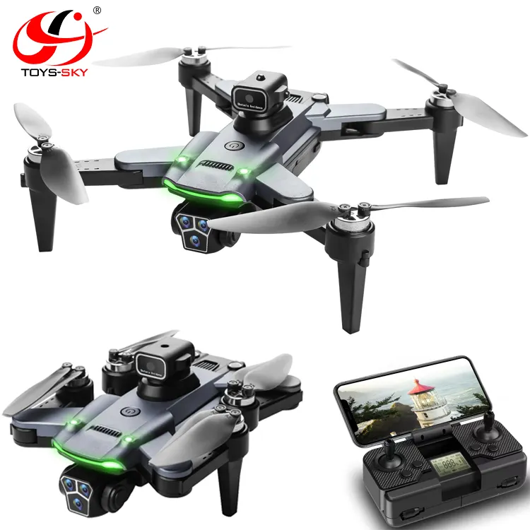 S166 GPS Professional Brushless Motor RC Dobrável Quadcopter Drone Com Câmera 4K e GPS Pro Longa Distância 1KM Presentes brinquedo