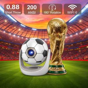 Vidéoprojecteur compact intelligent pour le camping en plein air, avec une focale courte de 0,88 m et <span class=keywords><strong>Netflix</strong></span> intégré - Product Image 1