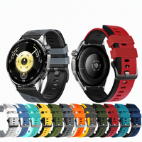 Bracelet en silicone sport bicolore de 22 mm pour Huawei, pour Samsung Galaxy Watch, pour Redmi Watch5 Active