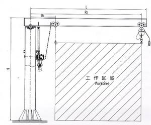 Litthing — mini-grue gabarit de levage de bras pliable de haute qualité, 2 tonnes à vendre - Product Image 2