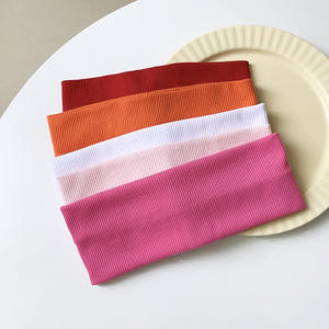 Stirnbänder für Frauen, dehnbare, rutsch feste Haar bänder aus weichem Baumwoll tuch für Sport, Training, Yoga und Laufen - Product Image 2