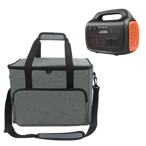 Portable Power Station Carrying Case Softback Below 21 Litre With USB Zipper Closure Detachable Strap - Product Image 1