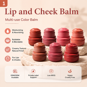 Brillo Labial y Maquillaje en Crema de Doble Uso para Labios y Mejillas, 8 Colores, Suave y Brillante, de Larga Duración, con Logotipo Personalizado, Marca Privada OEM - Product Image 5