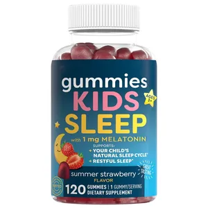 Hot Selling Natuurlijke Melatonine Gummies Slaapmiddelen Gummy Voor Kinderen Bevorderen Slaap