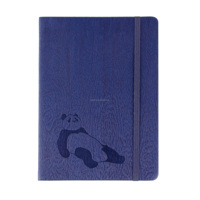 Échantillon gratuit A5 carnet de notes rigide en cuir PU avec porte-stylo