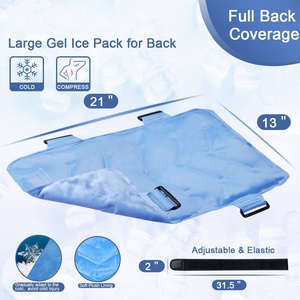 Bellewins Factory Supply - Compresa Fría y Caliente para Terapia, Compresa de Gel de Hielo para Cuerpo, Cintura, Piernas y Espalda, en Tela Suave - Product Image 6