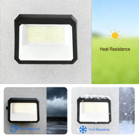 Reflector LED de Aluminio para Exteriores, IP65, SMD, Alta Luminosidad, Impermeable, Sensor Amplio, CRI 80, 160lm/W, para Patio, Venta al Por Mayor
