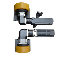 Unidad de Rueda Motriz Diferencial de CC para AGV Pequeño, Eléctrico, de 24V 400W
