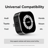 Adaptateur CarPlay ultra compact, dongle sans fil, convertisseur et récepteur USB CarPlay avec design discret