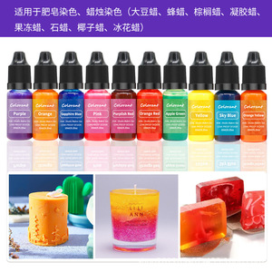 Colorantes Líquidos 10ml 20 Colores Para Jabón y Fabricación de Velas Alta Concentración Fácil Dispensación - Product Image 2